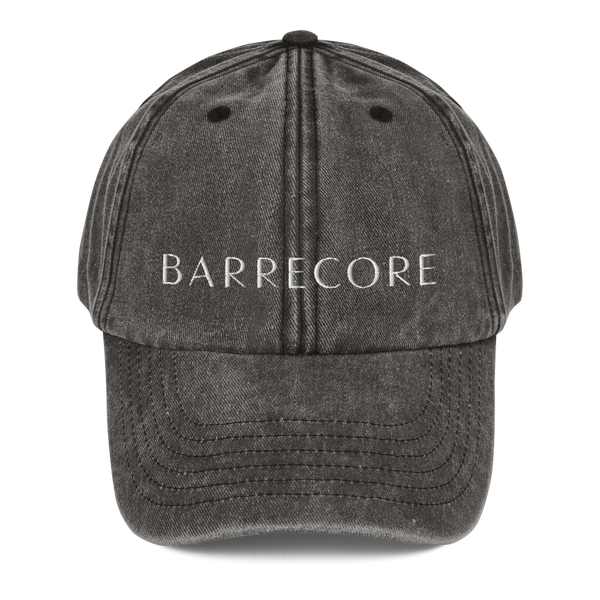 Barrecore Dad Hat - Faded Charcoal/Burgundy/Navy